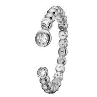 Christina Galaxies kugle ring med hvid topaz, model 2.12.A købes hos Guldsmykket.dk her